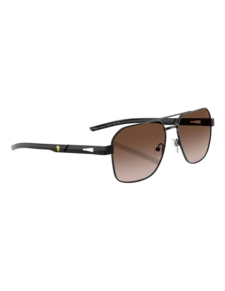 Scuderia Ferrari  Metal Sunglasses in Black image 5