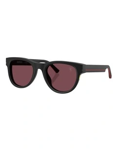 Scuderia Ferrari  Acetate Sunglasses in Black