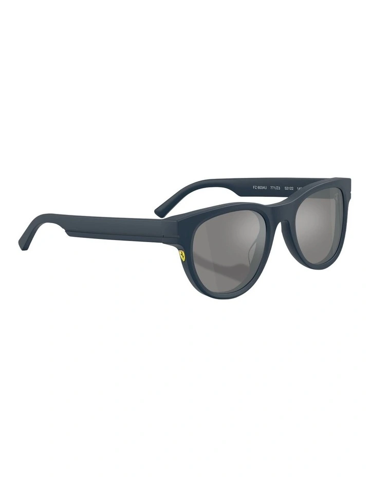 Scuderia Ferrari Acetate Polarised Sunglasses in Blue image 5