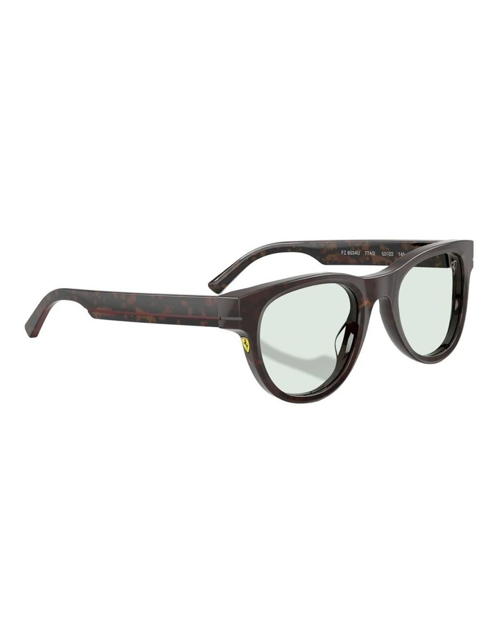 Scuderia Ferrari Acetate Sunglasses in Tortoise image 4