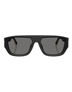 Scuderia Ferrari  Acetate Polarised Sunglasses in Black