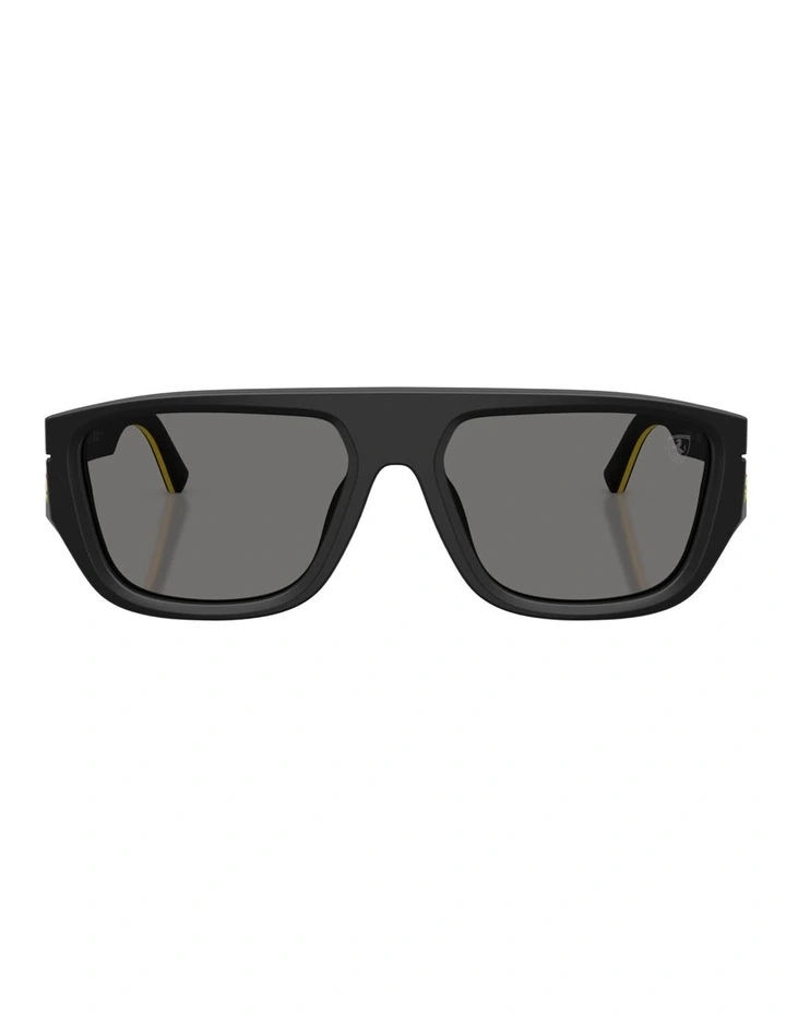 Scuderia Ferrari Acetate Polarised Sunglasses in Black image 1