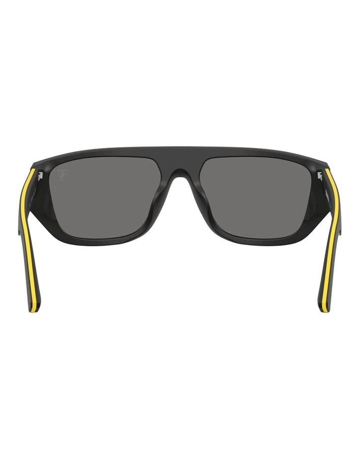Scuderia Ferrari Acetate Polarised Sunglasses in Black image 3