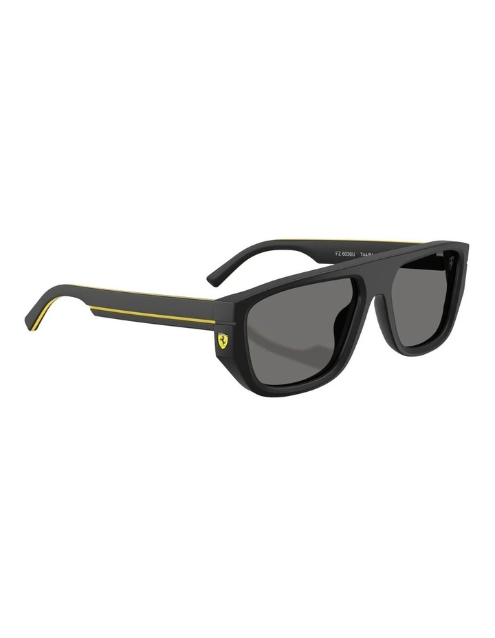 Scuderia Ferrari Acetate Polarised Sunglasses in Black image 5