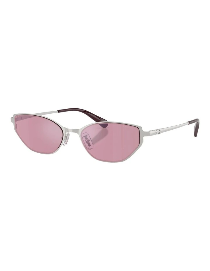 Coach CFU22 Metal Sunglasses in Silver image 1