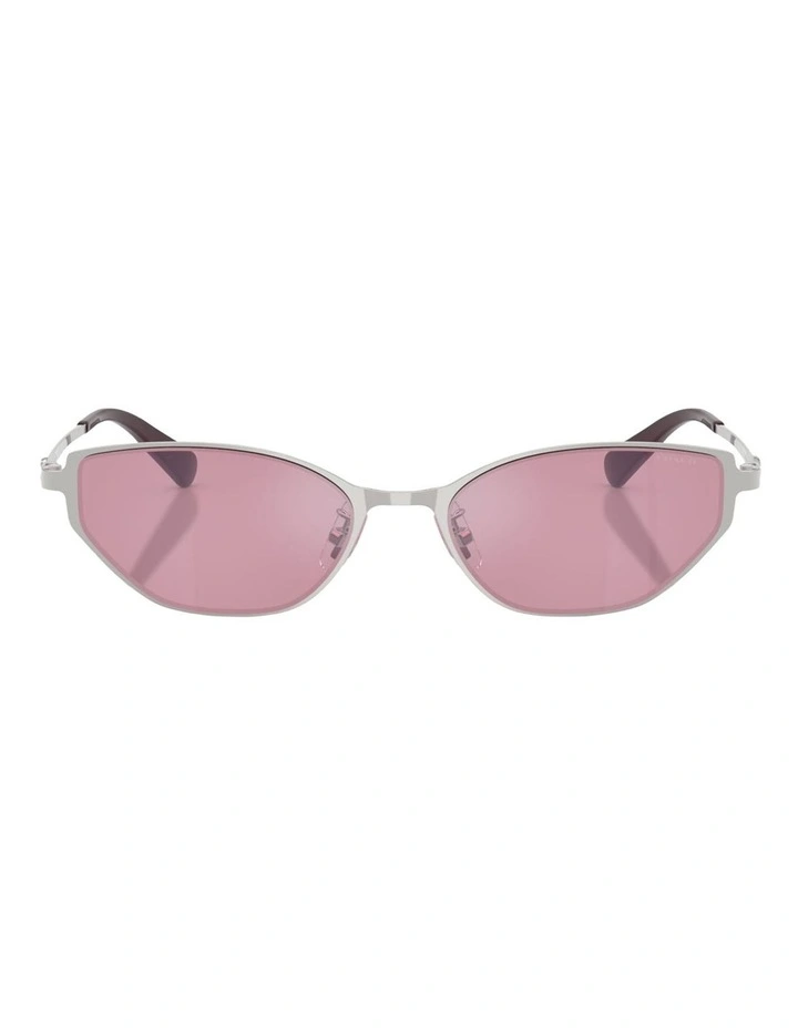 Coach CFU22 Metal Sunglasses in Silver image 2