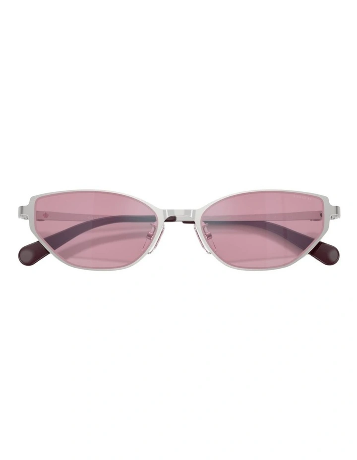 Coach CFU22 Metal Sunglasses in Silver image 4
