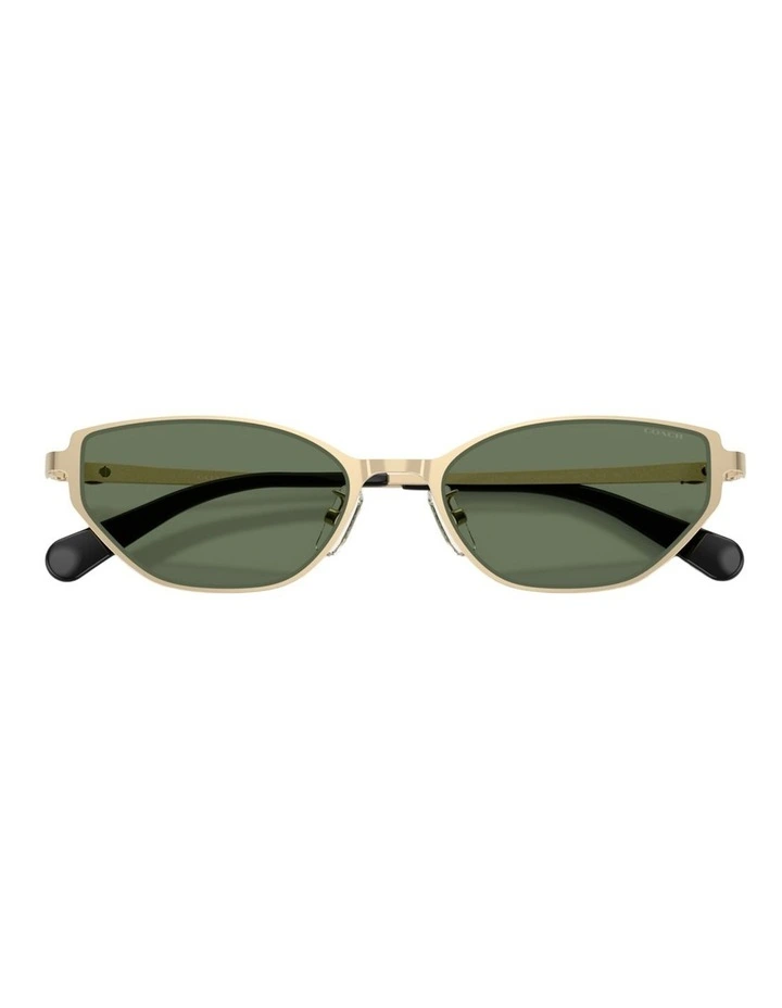 Coach CFU22 Metal Sunglasses in Gold image 4
