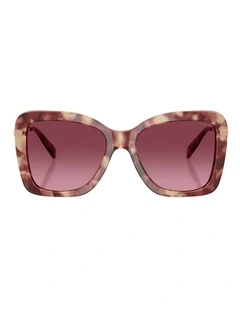 Coach CFU03 Acetate Sunglasses in Violet
