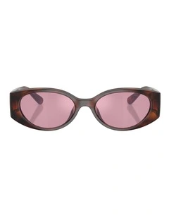 Coach CFU06 Injected Sunglasses in Tortoise