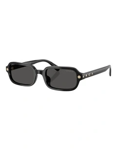 Coach CFU11 Acetate Sunglasses in Black