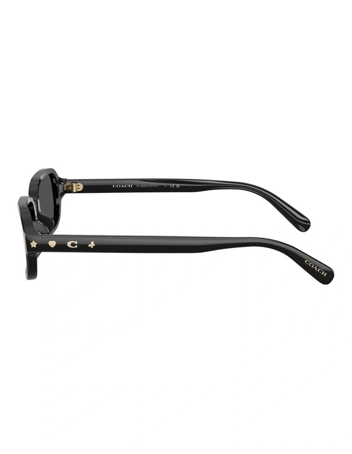 Coach CFU11 Acetate Sunglasses in Black image 3