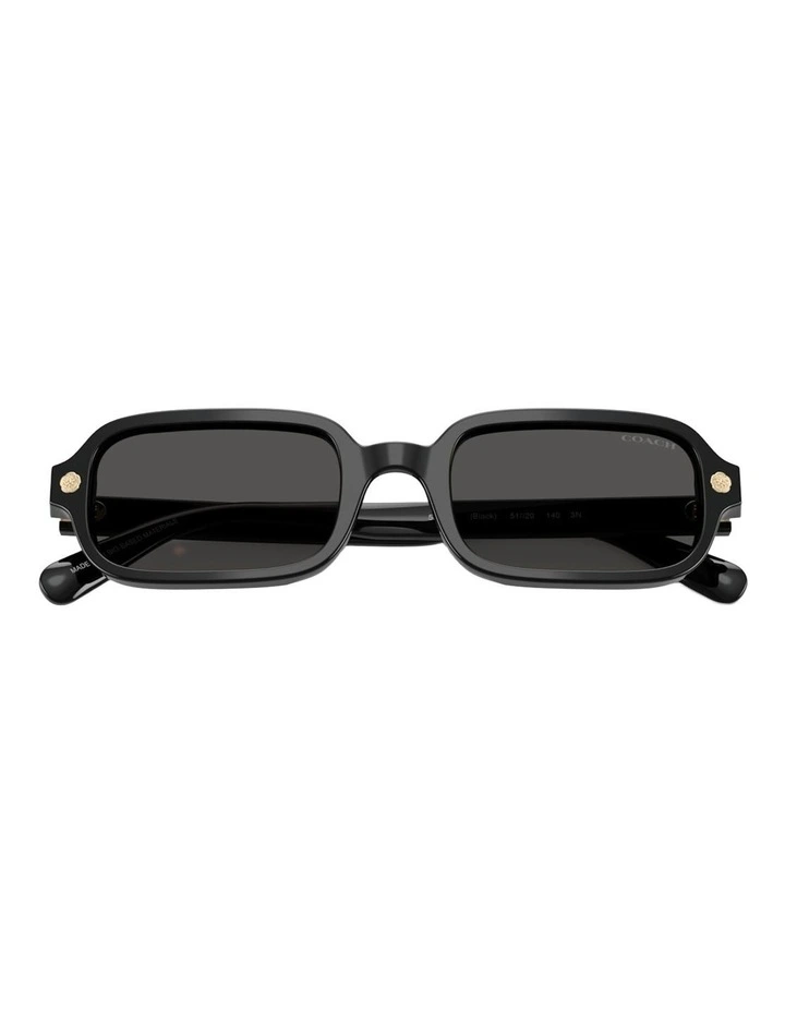 Coach CFU11 Acetate Sunglasses in Black image 4