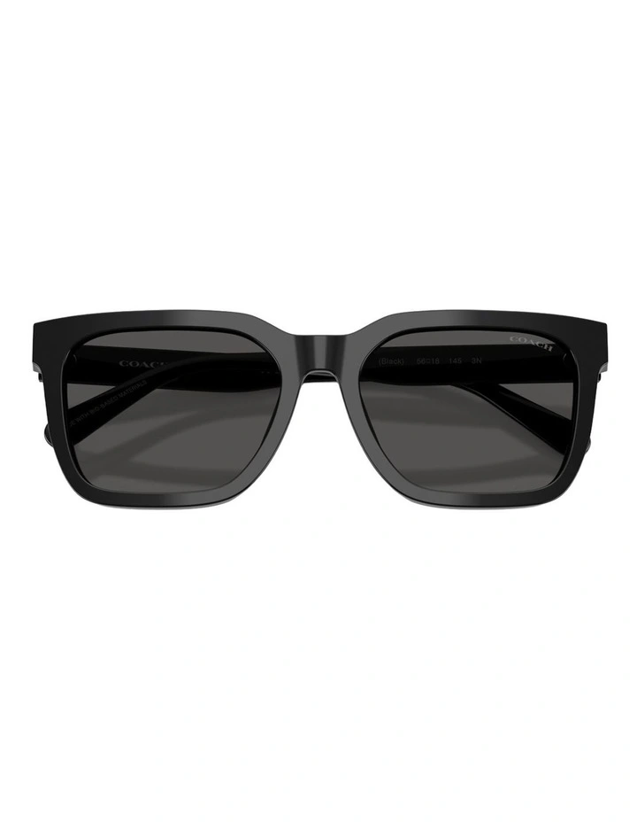 Coach CFU12 Acetate Sunglasses in Black image 4