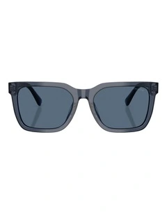 Coach CFU12 Acetate Sunglasses in Blue