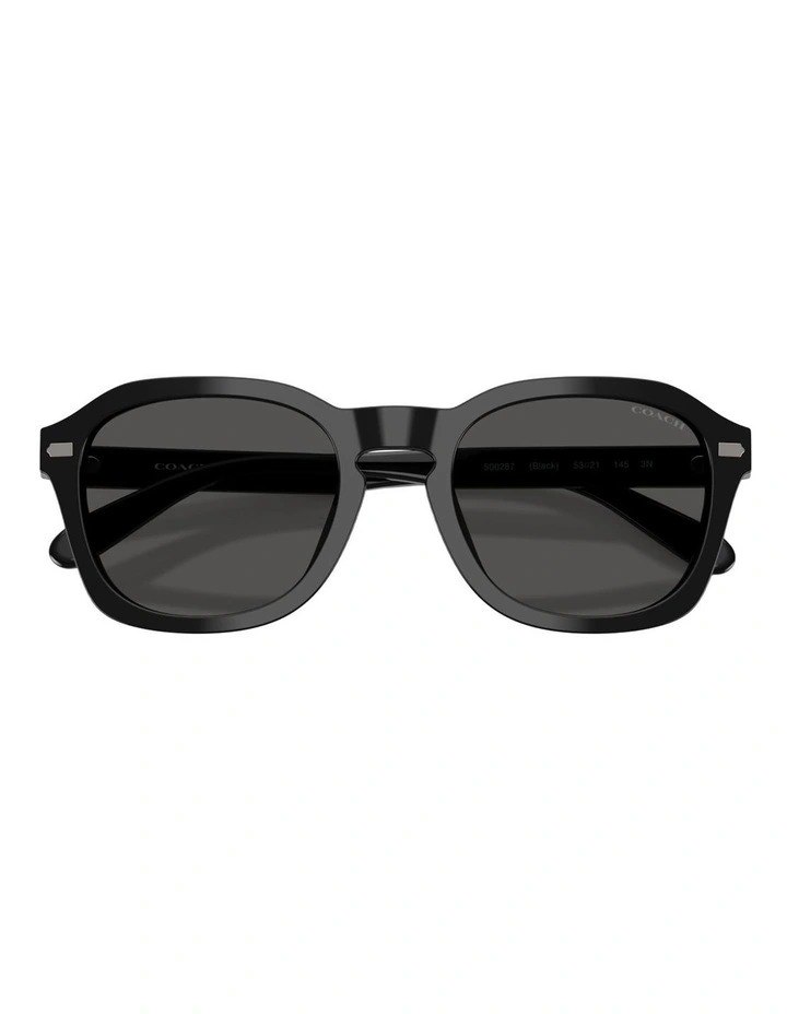 Coach CFU14 Acetate Sunglasses in Black image 4