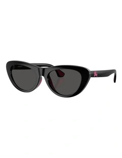 Burberry  Injected Sunglasses in Black
