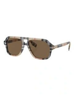 Burberry JB4340 Kids Acetate Sunglasses in Brown