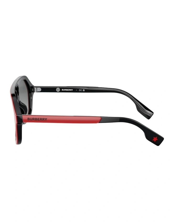 Burberry JB4340 Kids Acetate Sunglasses in Red image 2