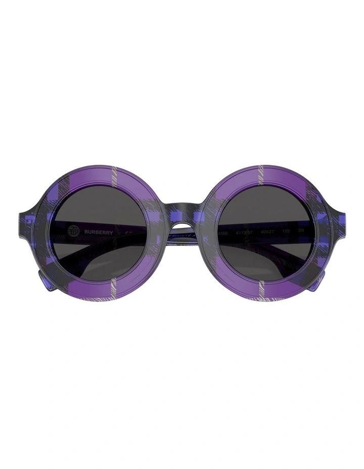 Burberry  Acetate Sunglasses in Violet image 3