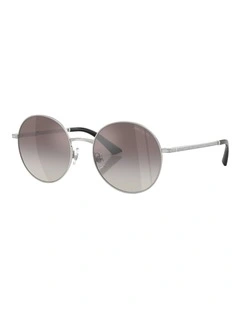 Jimmy Choo  Metal Sunglasses in Silver