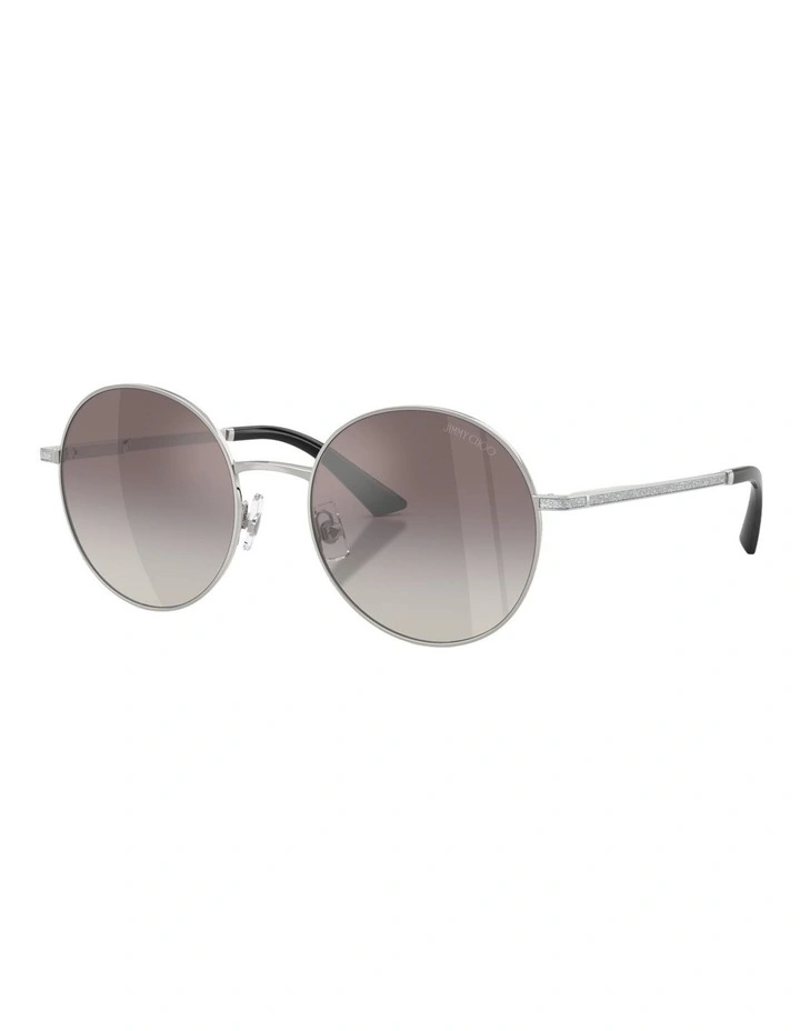 Jimmy Choo  Metal Sunglasses in Silver image 1