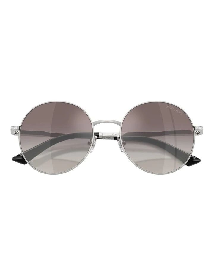 Jimmy Choo  Metal Sunglasses in Silver image 3