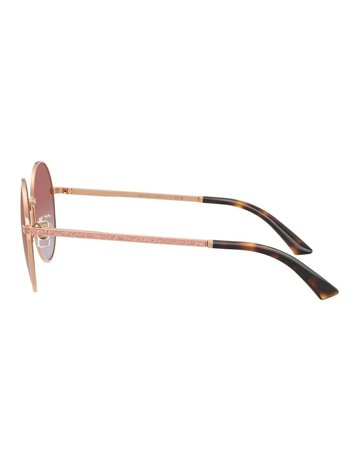 Jimmy Choo  Metal Sunglasses in Pink image 2