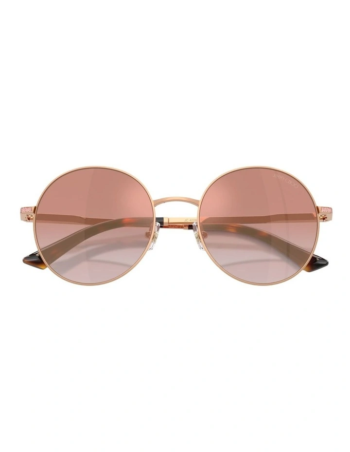 Jimmy Choo  Metal Sunglasses in Pink image 4