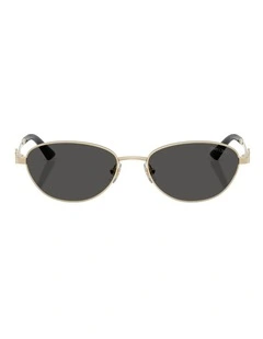Jimmy Choo JC4032BD Steel Sunglasses in Gold