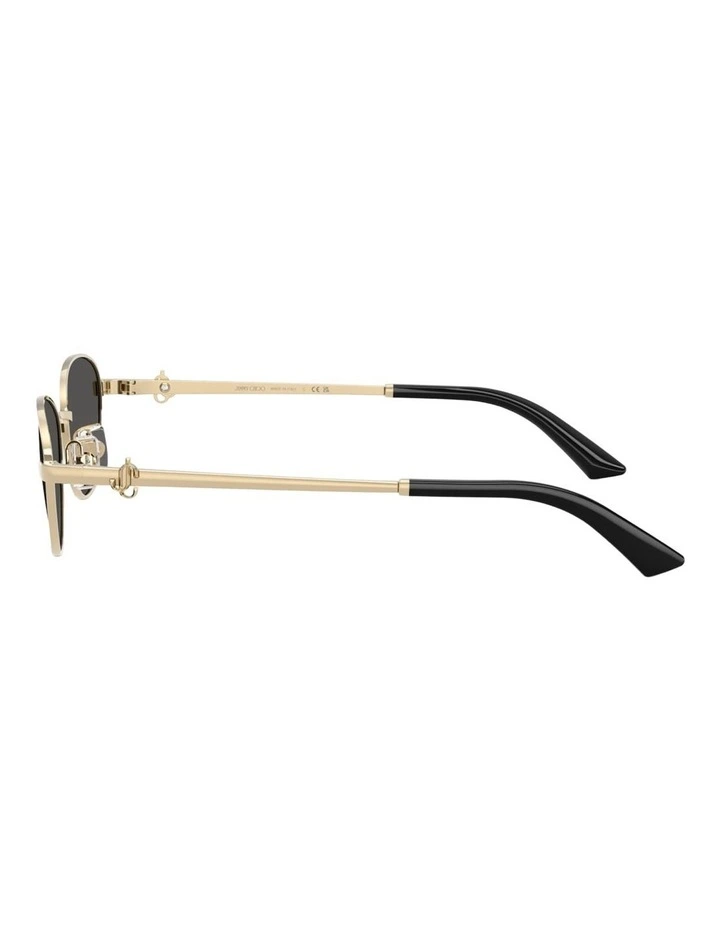Jimmy Choo JC4032BD Steel Sunglasses in Gold image 2