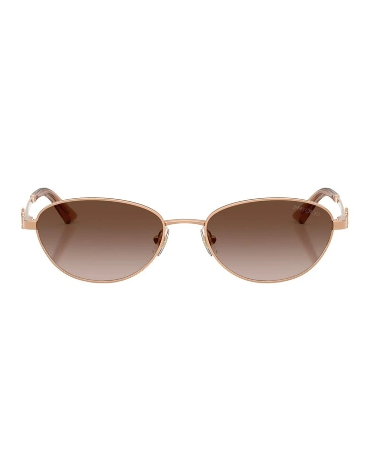 Jimmy Choo JC4032BD Steel Sunglasses in Pink image 1