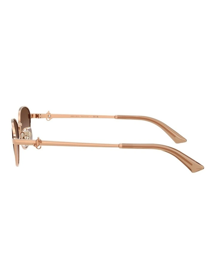 Jimmy Choo JC4032BD Steel Sunglasses in Pink image 2