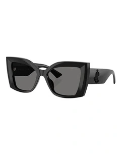Jimmy Choo JC5074U Acetate Polarised Sunglasses in Black