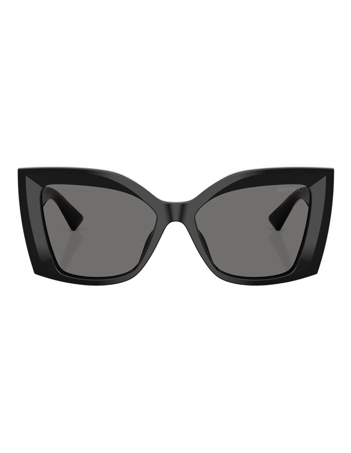 Jimmy Choo JC5074U Acetate Polarised Sunglasses in Black image 2