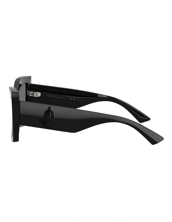 Jimmy Choo JC5074U Acetate Polarised Sunglasses in Black image 3