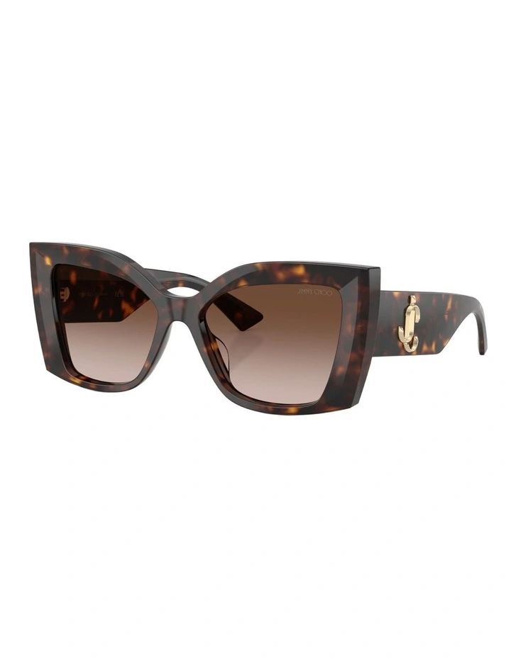 Jimmy Choo Acetate Sunglasses in Tortoise image 1