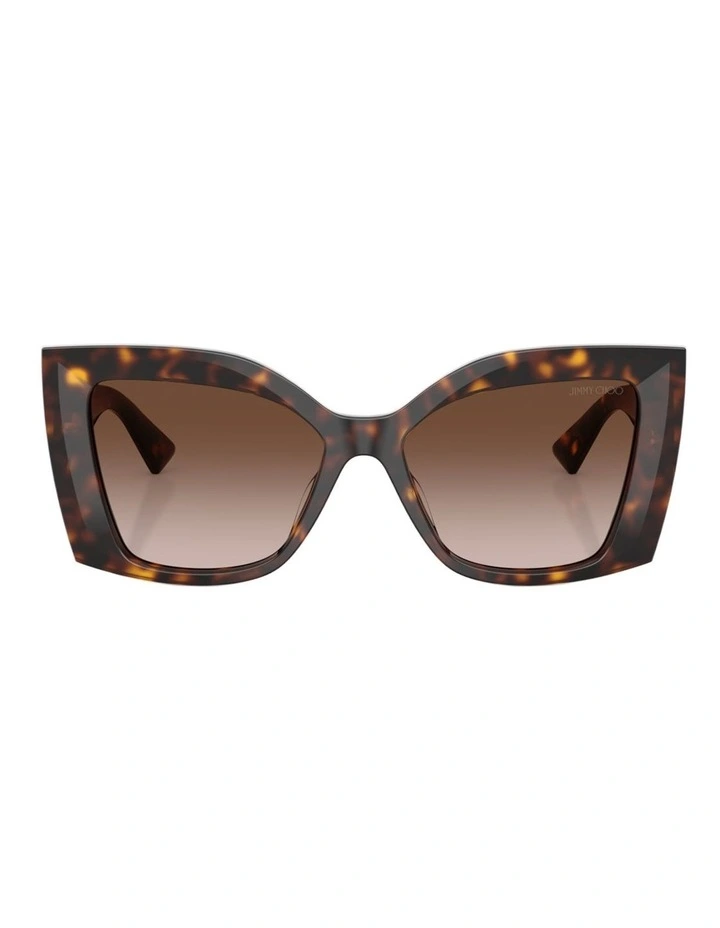 Jimmy Choo Acetate Sunglasses in Tortoise image 2