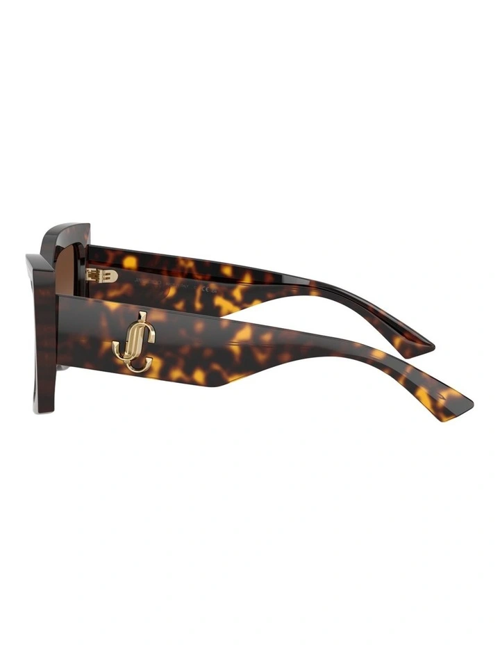 Jimmy Choo Acetate Sunglasses in Tortoise image 3