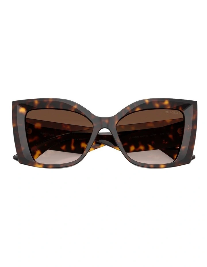 Jimmy Choo Acetate Sunglasses in Tortoise image 4