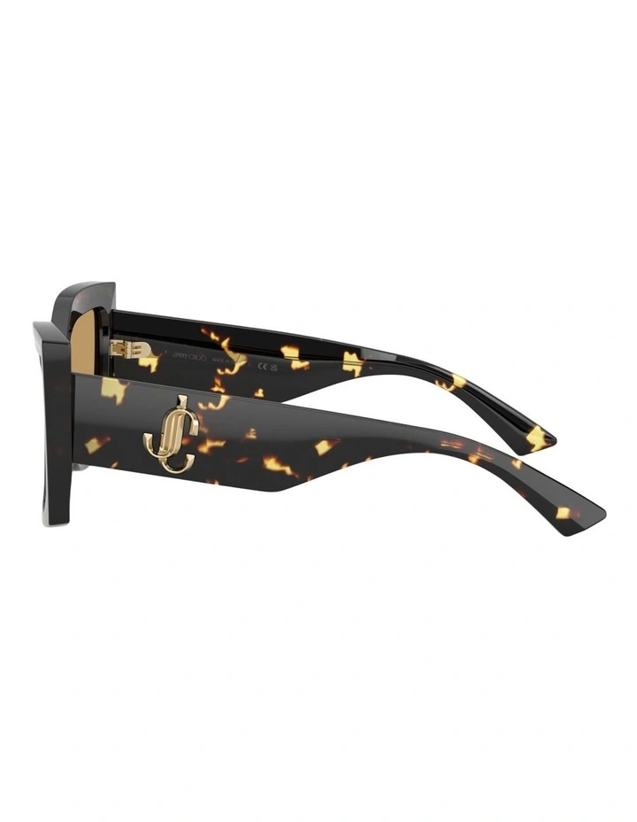 Jimmy Choo JC5074U Acetate Sunglasses in Havana image 3