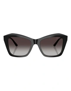 Jimmy Choo JC5076F Acetate Sunglasses in Black