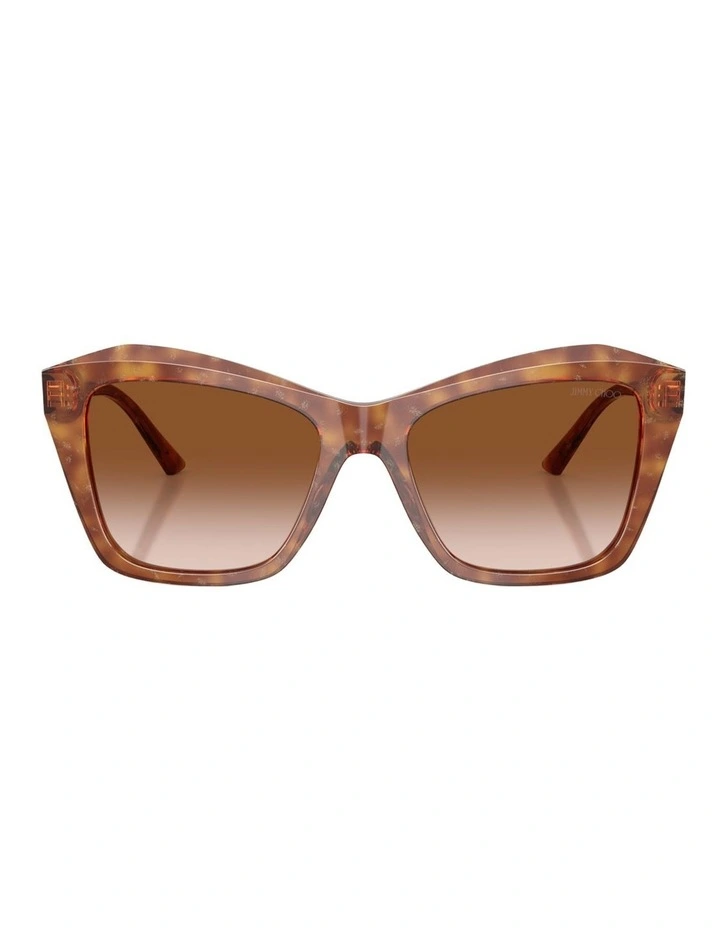 Jimmy Choo JC5076F Acetate Sunglasses in Brown image 1