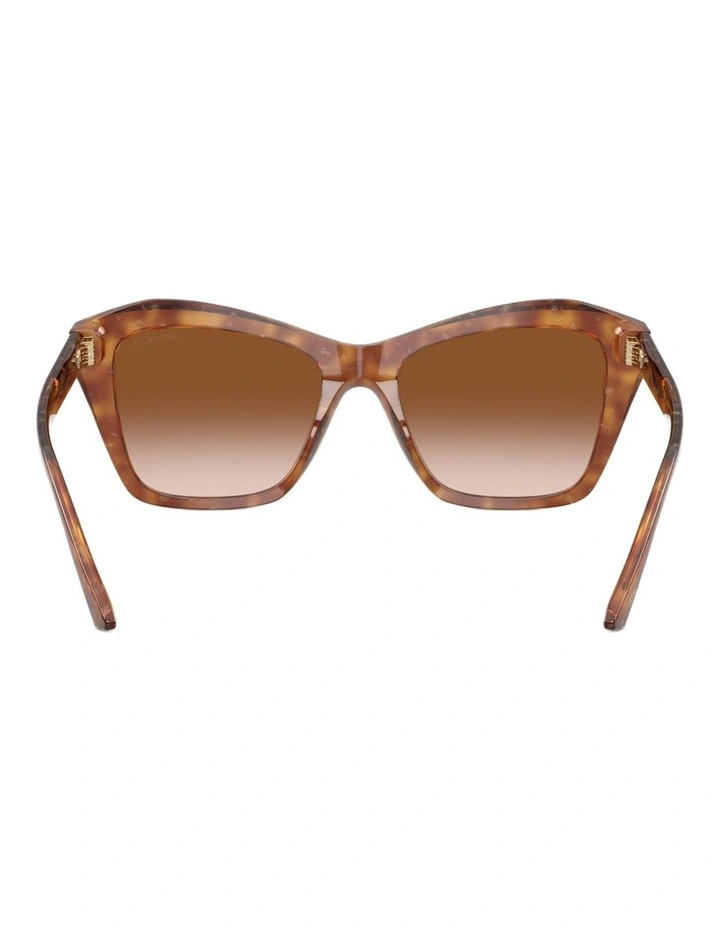 Jimmy Choo JC5076F Acetate Sunglasses in Brown image 3