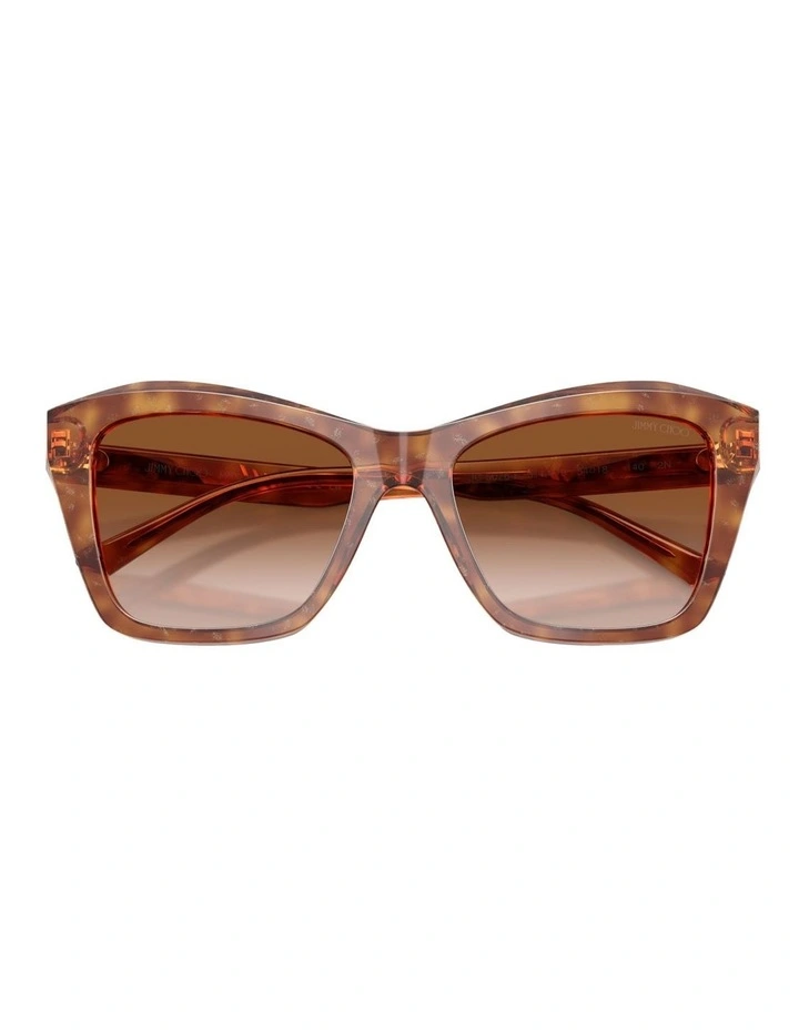 Jimmy Choo JC5076F Acetate Sunglasses in Brown image 4