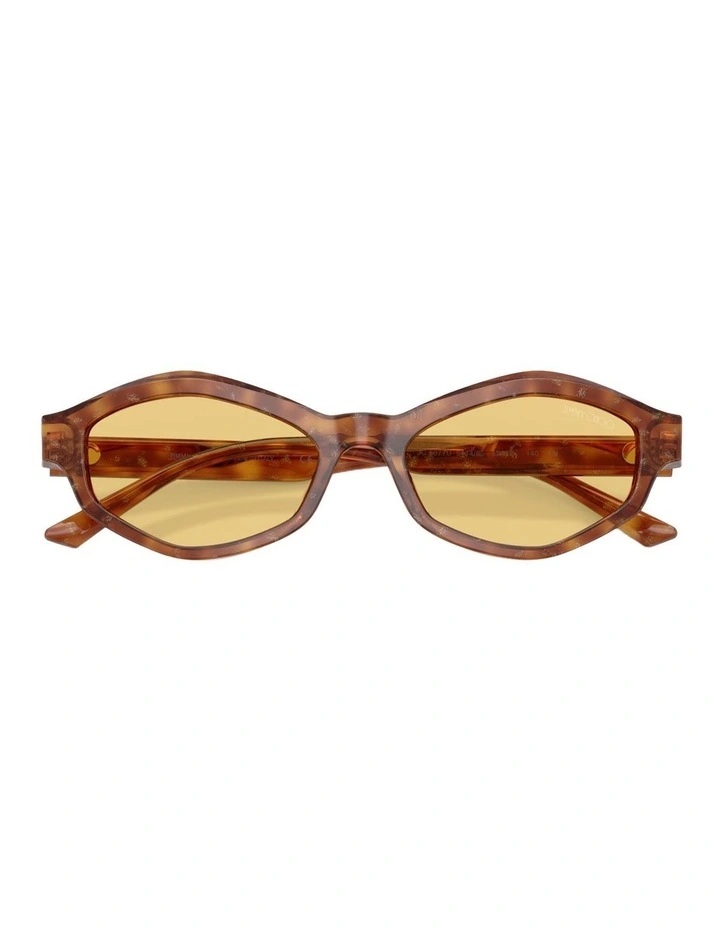 Jimmy Choo JC5077U Acetate Sunglasses in Brown image 4