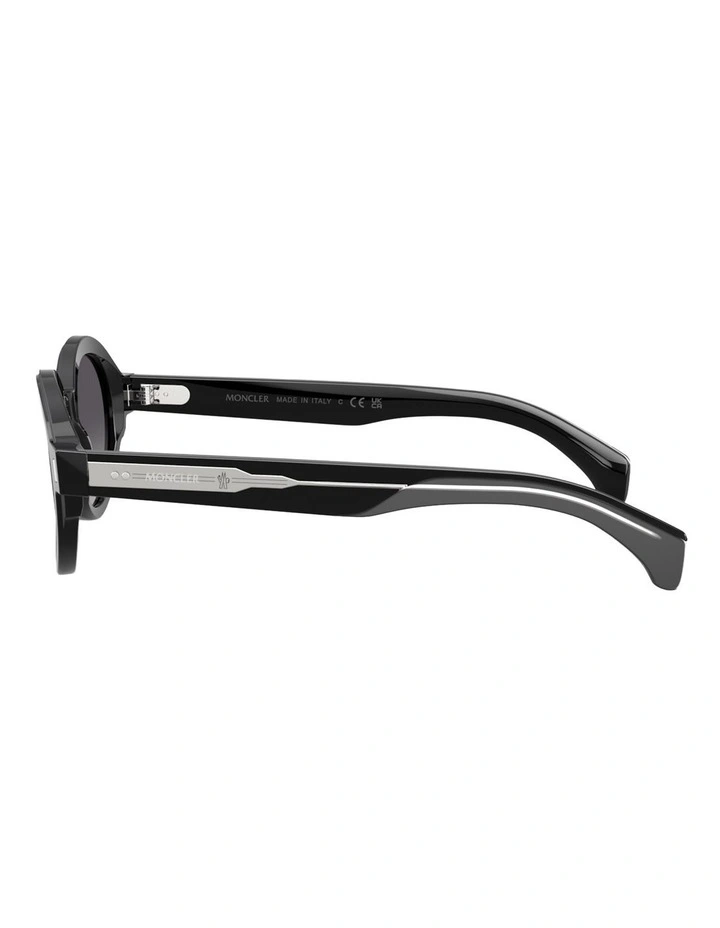 Moncler Rondosa Acetate Polarised Sunglasses in Black image 2