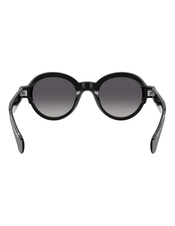 Moncler Rondosa Acetate Polarised Sunglasses in Black image 3