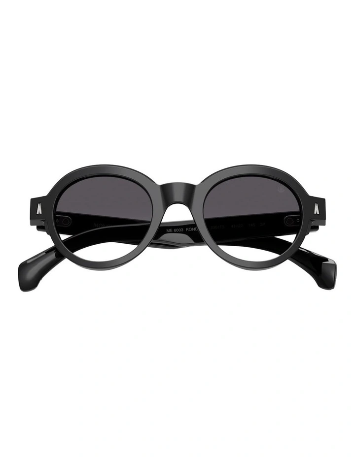 Moncler Rondosa Acetate Polarised Sunglasses in Black image 4