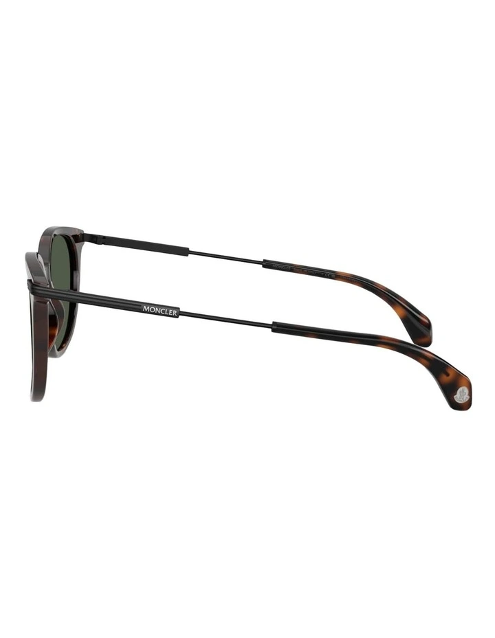 Moncler Korra Acetate Polarised Sunglasses in Tortoise image 3